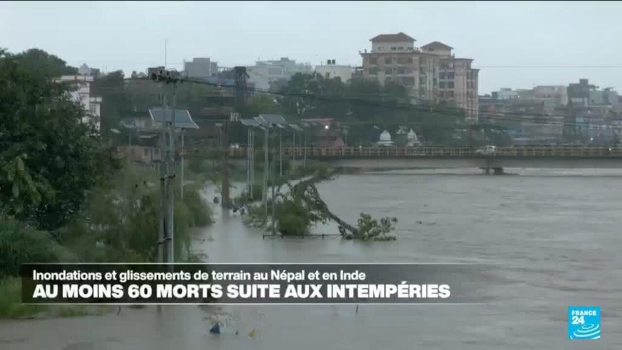 Intempéries : images de désolation au Népal et en Inde