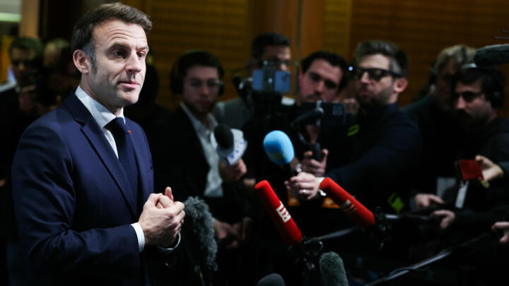 French President Emmanuel Macron said European farmers cannot become an 'adjustment tool'. 