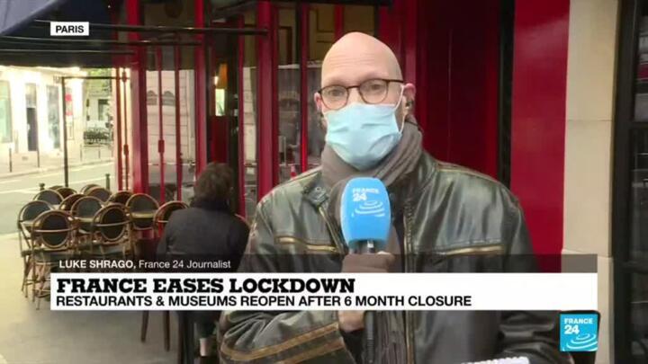 French return to cafes, museums after half-year Covid-19 closure