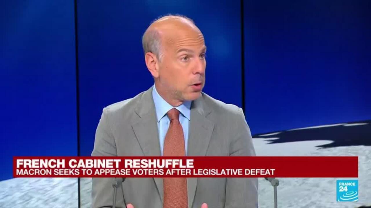 French reshuffle Macron seeks to appease voters after