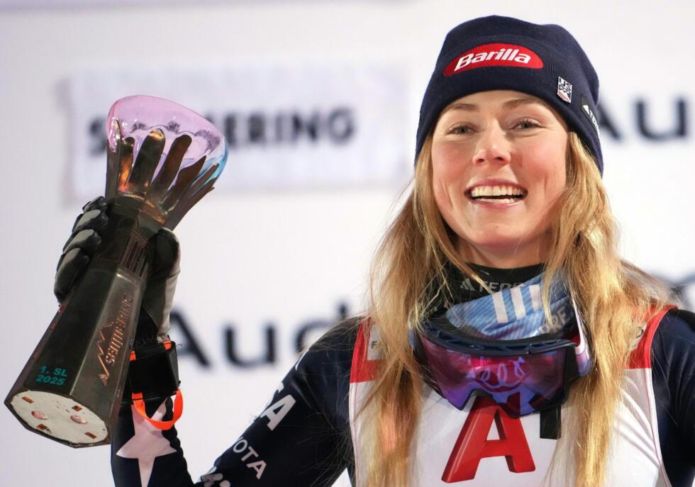 Ski: 5 sur 5 pour la reine Shiffrin, encore imbattable en slalom à Semmering