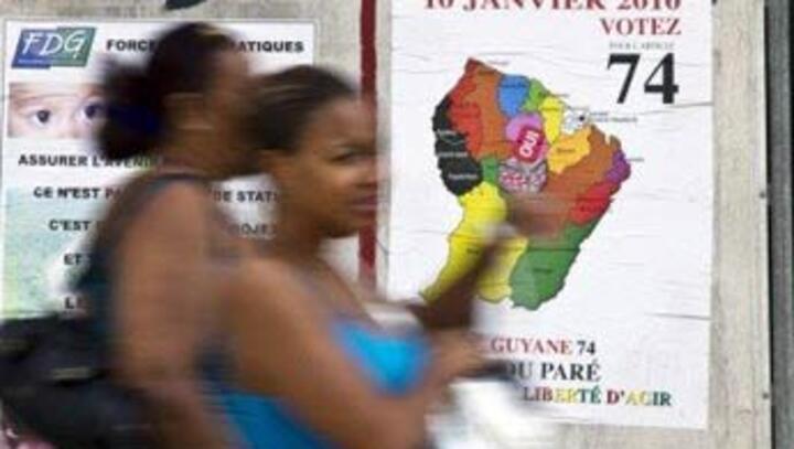 French Guiana, Martinique vote on greater autonomy 