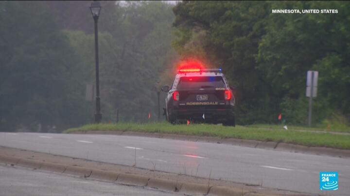 Police search for the suspect in the shooting of two Democratic lawmakers in Minnesota.