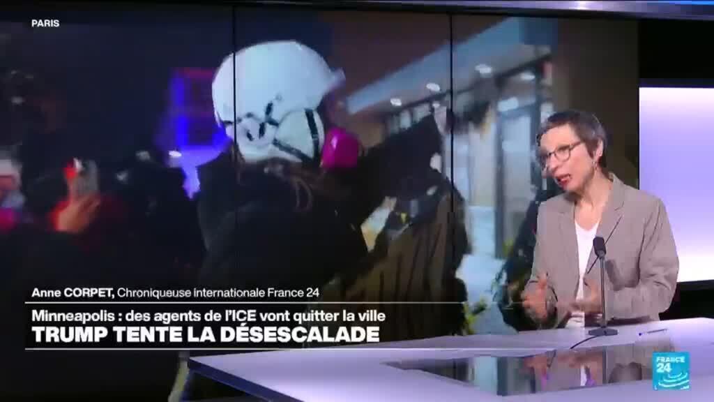 Minneapolis : départ annoncé d'agents fédéraux, Trump tente l'apaisement