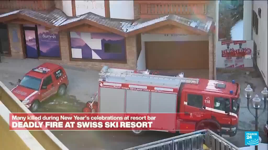 Deadly fire at Swiss ski resort: Many killed during New Year's celebrations