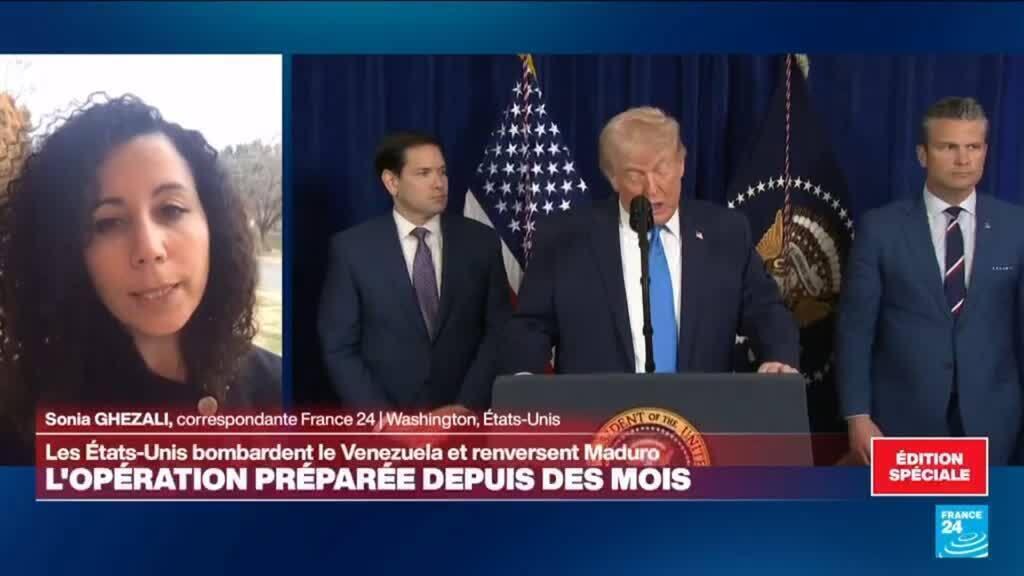 Trump présente son opération au Venezuela comme un "succès total"