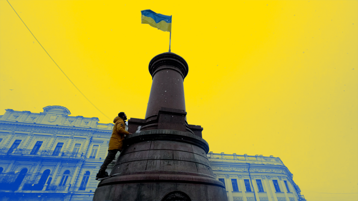 Artak Hryhoryan, ukrainian activist in Odesa, Ukraine.