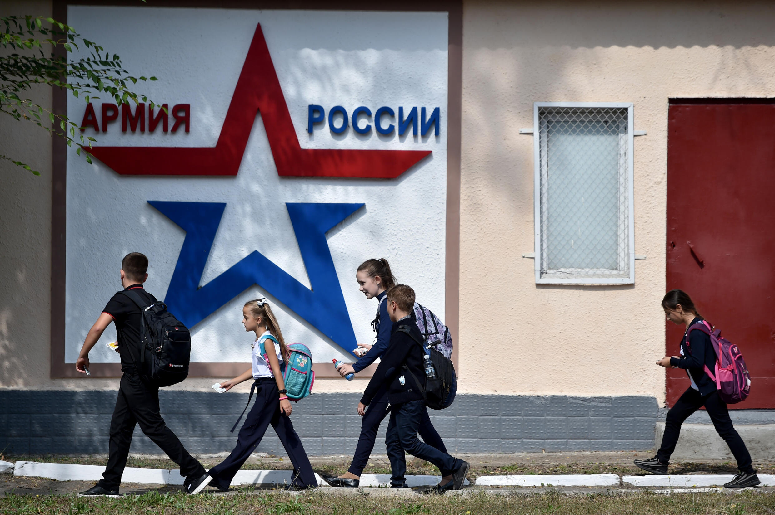 Le quartier général du Groupe opérationnel des troupes russes dans la ville de Tiraspol, le 11 septembre 2021
