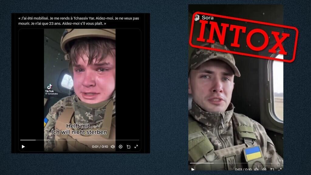 Des Ukrainiens refusant de combattre ? Des "deepfakes" créés à partir de visages de streamers russes