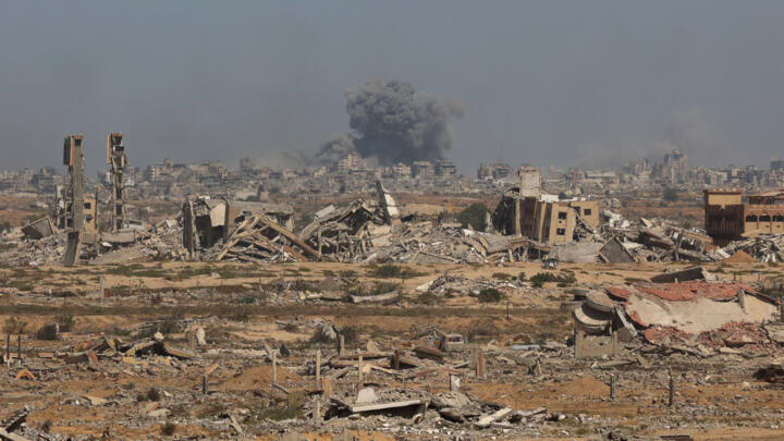 The war in Gaza has devastated large swathes of the Gaza Strip.