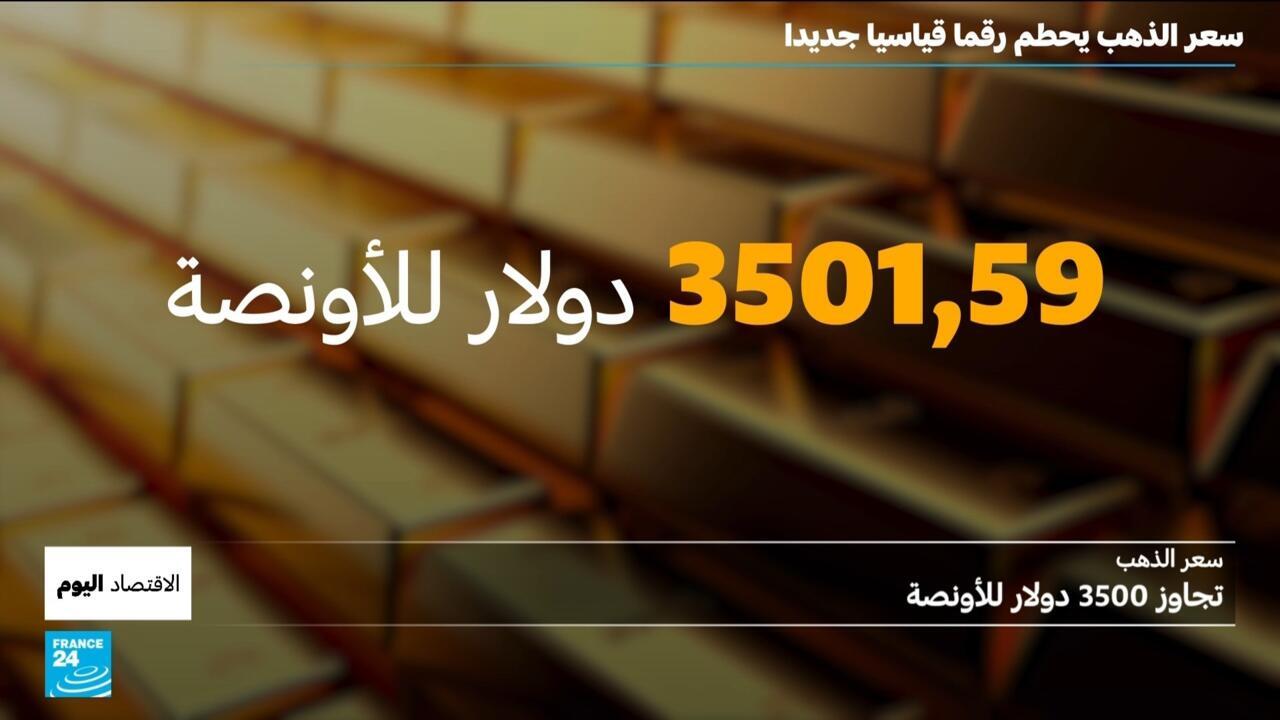 رقم قياسي جديد.. الذهب يتجاوز 3500 دولار للأونصةّ!