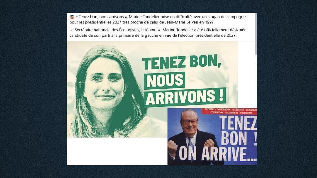 Marine Tondelier accusée de récupérer un slogan du RN : faux, c’est une citation du général Leclerc