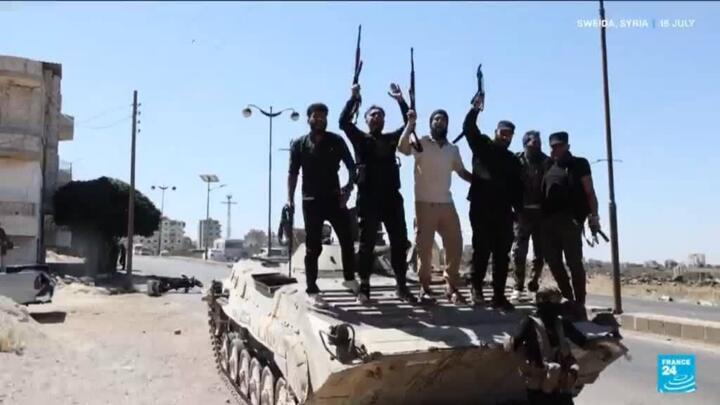 Syrian forces accused of 'executions' in Druze area as Israel launches strikes