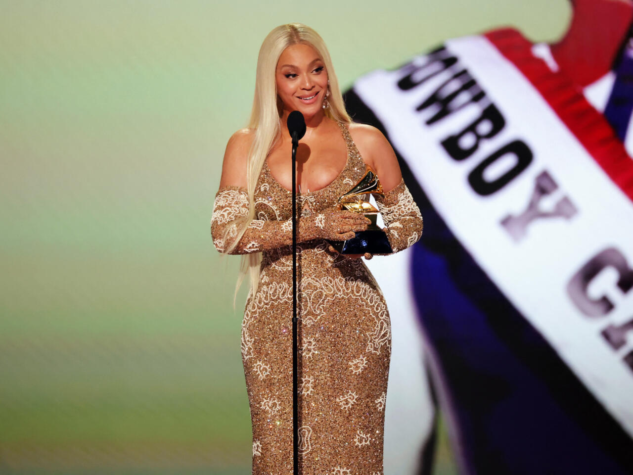 Beyonce crowned queen at 2025 Grammys with country album 'Cowboy
