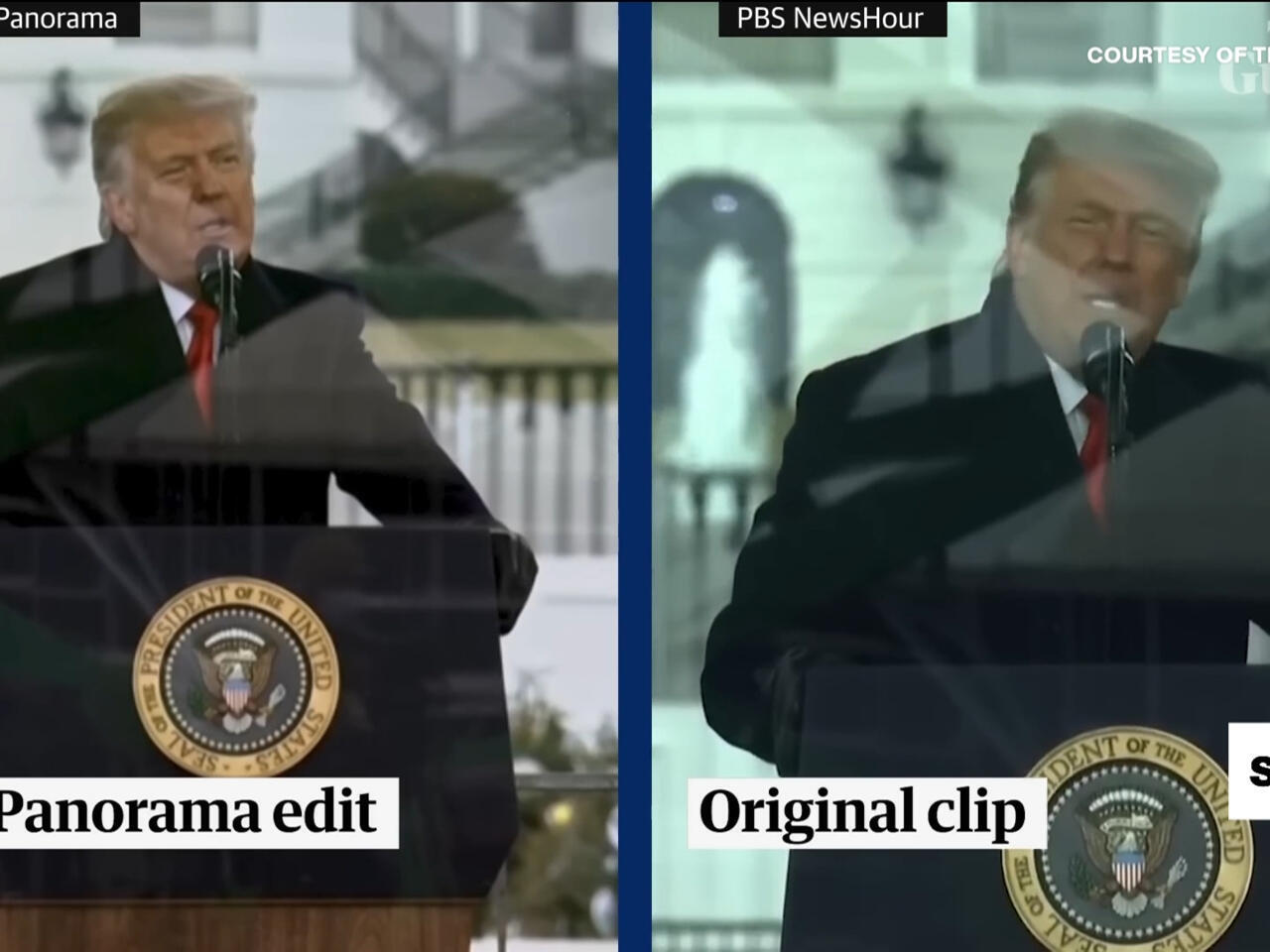 BBC accused of bias after airing misleading edit of Trump speech