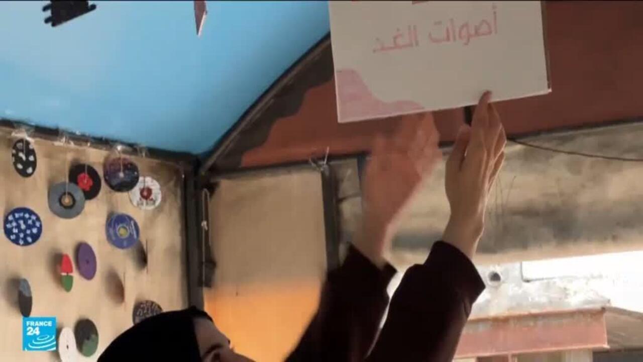 نادي أصوات الغد يوفر مساحة آمنة للفتيات في غزة