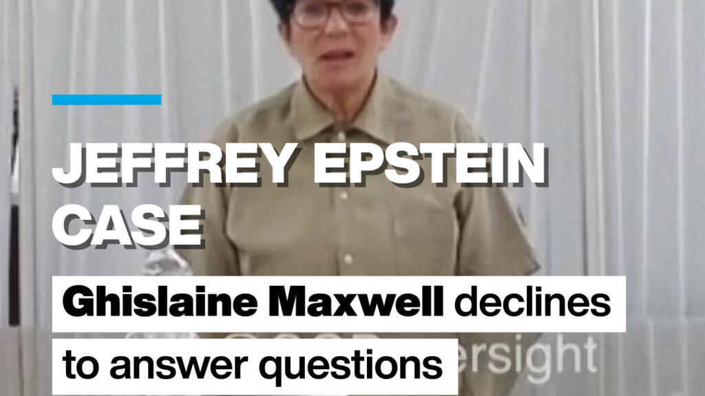 Jeffrey Epstein case: Ghislaine Maxwell declines to answer questions in House deposition