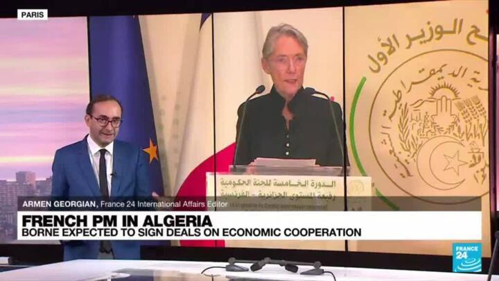 French PM in Algeria: Borne expected to sign deals on energy, economic cooperation