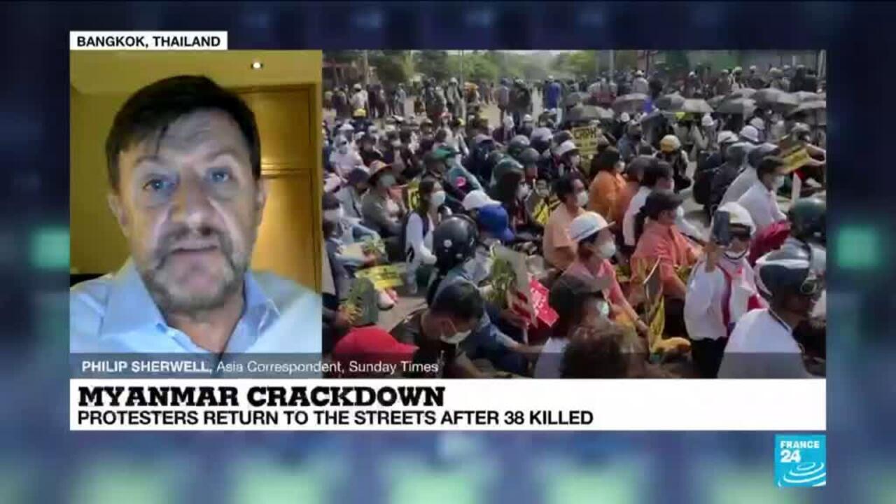 Myanmar coup: Bloody crackdown after month of protests - France 24