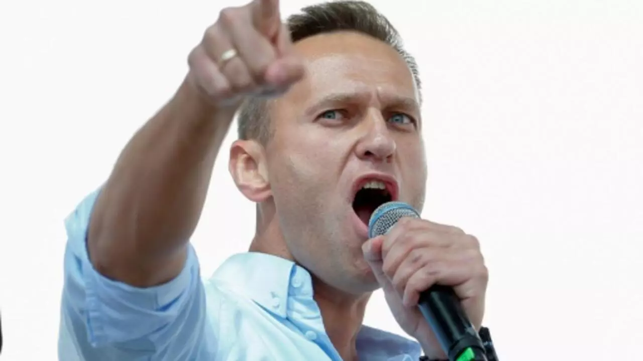 Russian opposition leader Alexei Navalny.