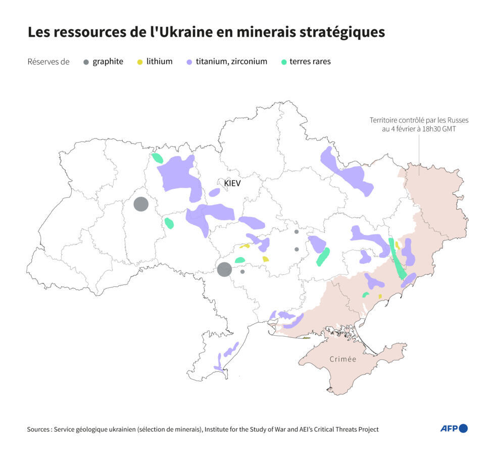 Les ressources de l'Ukraine en minerais stratégiques