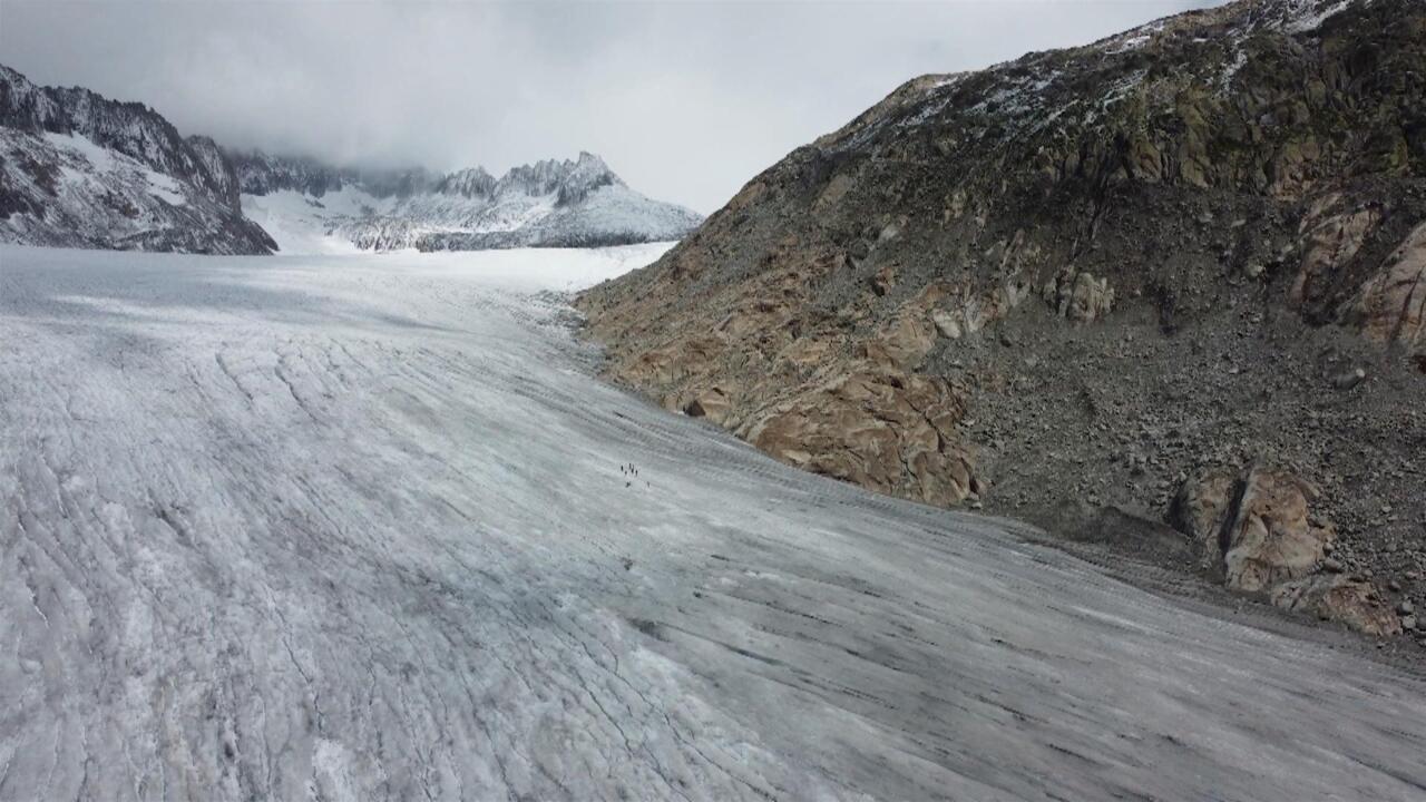 Swiss villages threatened by melting glaciers