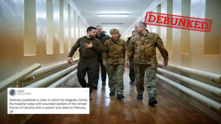 Russian media claimed that a video of Volodymyr Zelensky had been pre-recorded, suggesting that the Ukrainian president had fled his country.