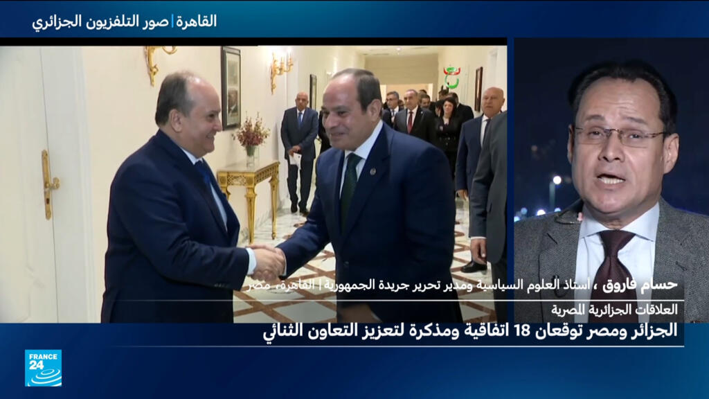 مصر - الجزائر: الرئيس المصري عبد الفتاح السيسي يؤكد على الطابع الاستراتيجي للعلاقات مع الجزائر