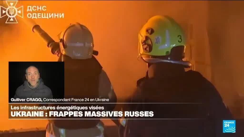 Frappes massives russes sur l'Ukraine : "les chemins de fer ukrainiens ciblés"