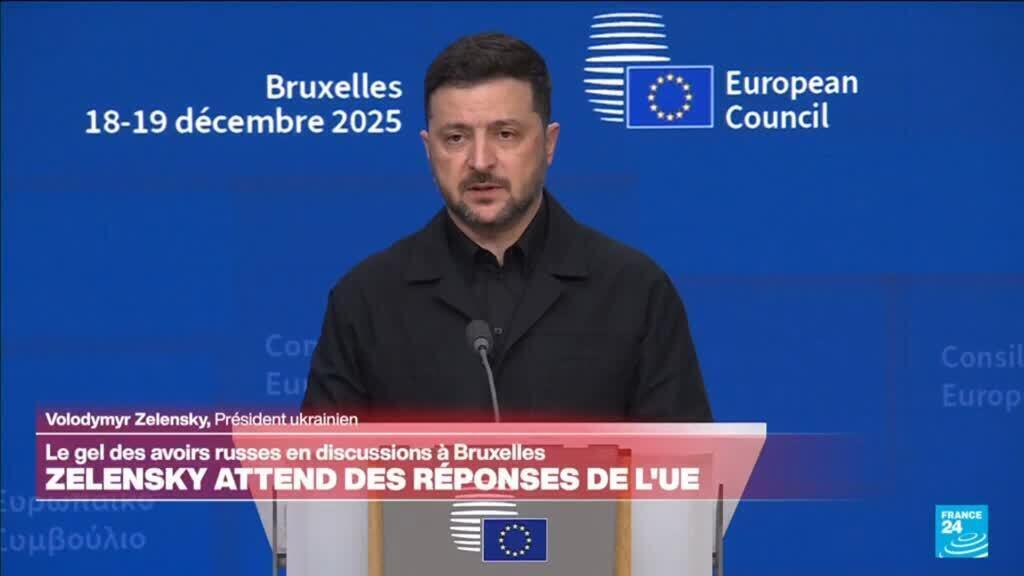 Conférence de presse de Volodymyr Zelensky à Bruxelles : "l'Ukraine se bat pour sa vie"