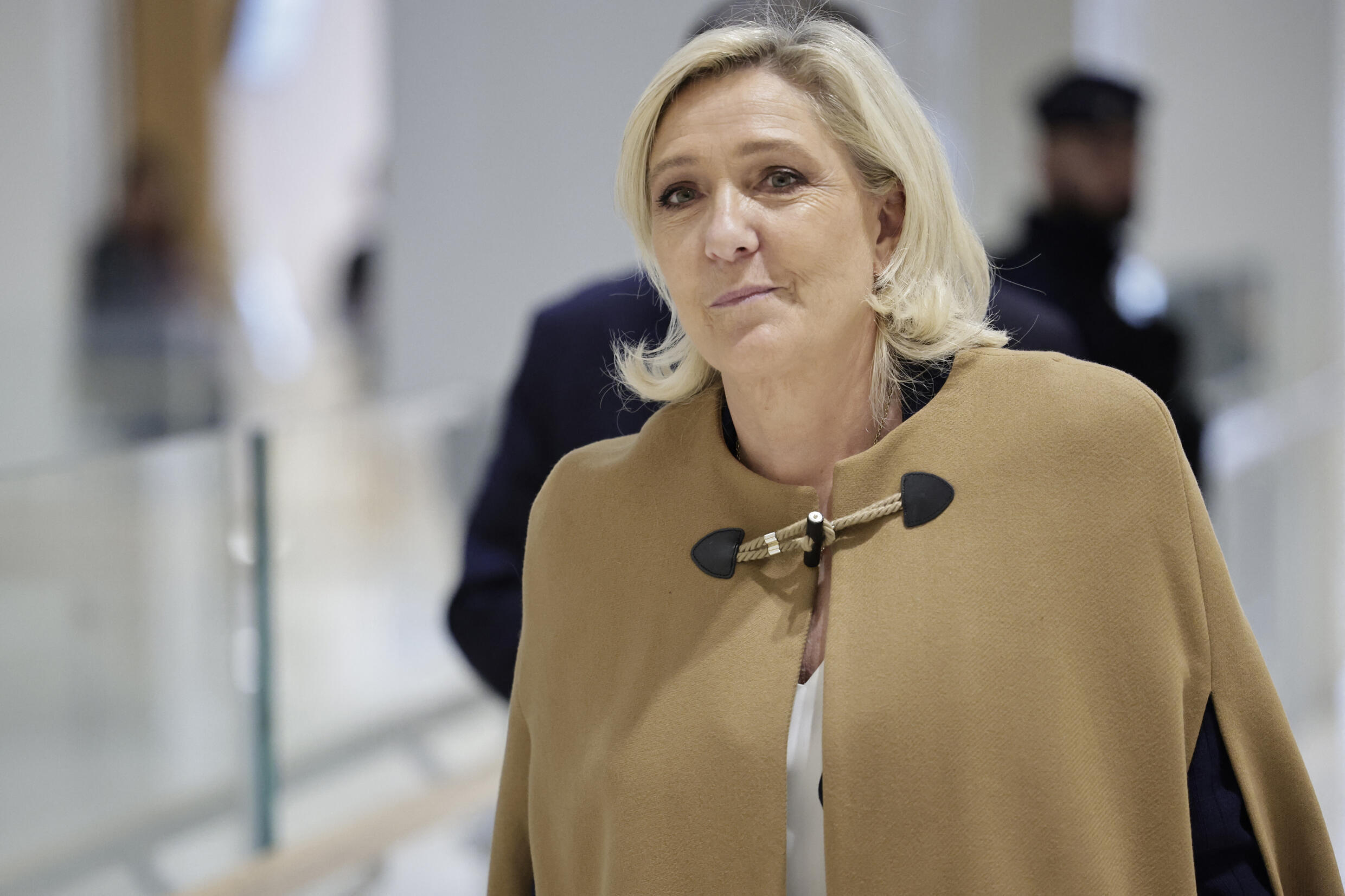 Marine Le Pen, le 5 novembre 2024, lors de son arrivée au tribunal à Paris.
