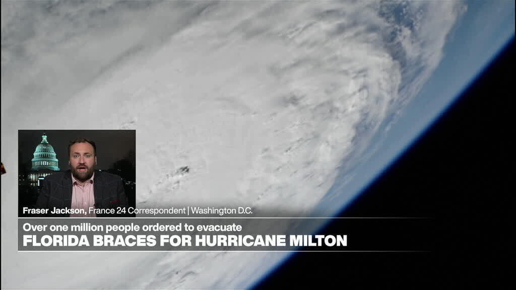 Floridians flee looming catastrophe as Hurricane Milton approaches