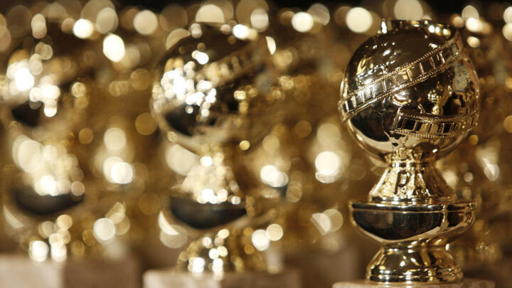 Golden Globe statuettes are seen during a news conference in Beverly Hills, California on January 6, 2009.