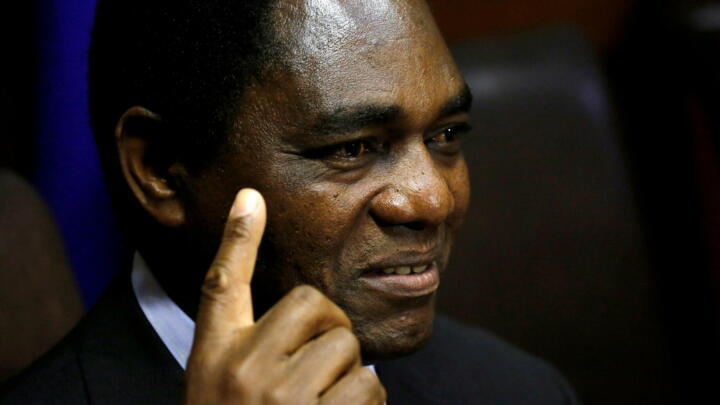 Zambia's new president Hakainde Hichilema.