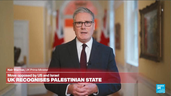 United Kingdom recognises Palestinian State: British PM Starmer delivers a video-message