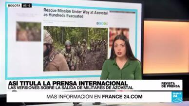 Dedicamos revista de prensa a analizar el relato sobre la salida de los combatientes ucranianos de la planta siderúrgica de Azovstal, el último bastión de resistencia de las fuerzas de Kiev en la asediada ciudad de Mariúpol.