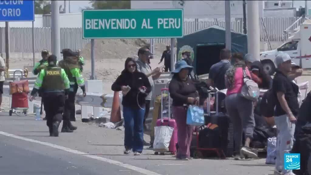 Le Pérou ferme sa frontière : des migrants bloqués en provenance du Chili