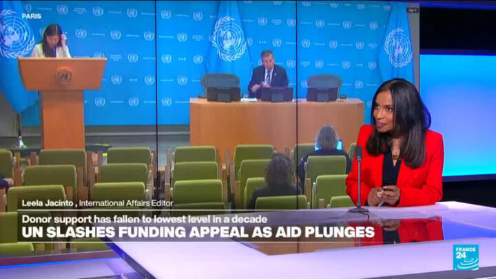 United Nations slashes funding appeal as aid plunges