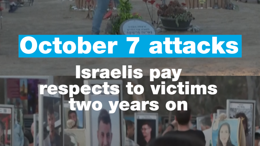 Israelis pay respects to victims of October 7 attacks, two years on