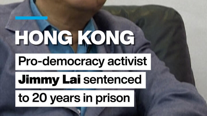  Pro-democracy activist Jimmy Lai sentenced to 20 years in prison