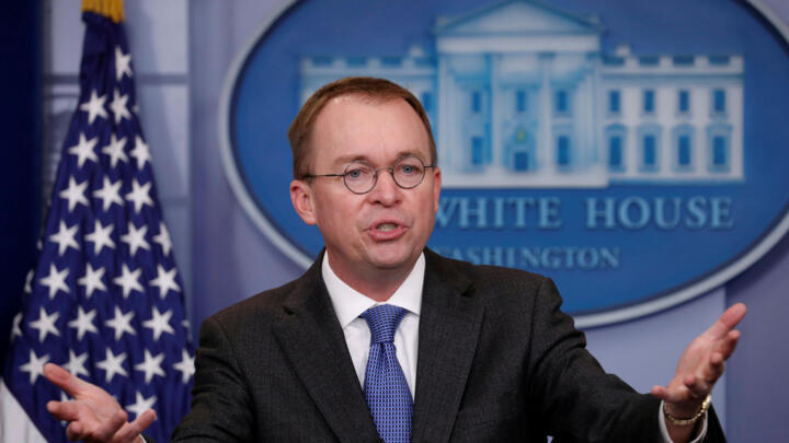 Trump picks Mulvaney as chief of staff – for now