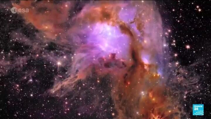 European telescope studying the dark universe unveils new images of distant galaxies