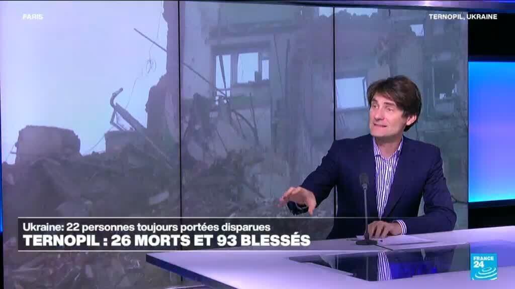 Guerre en Ukraine : au moins 26 morts et 93 blessés après une frappe russe sur Ternopil