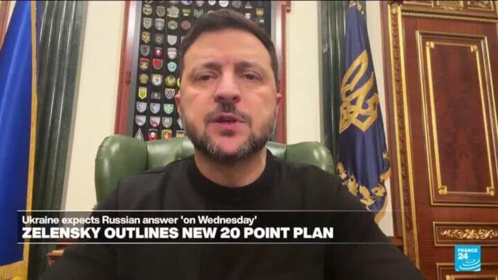  Zelensky reveals revised 20-point US plan to end Russian war