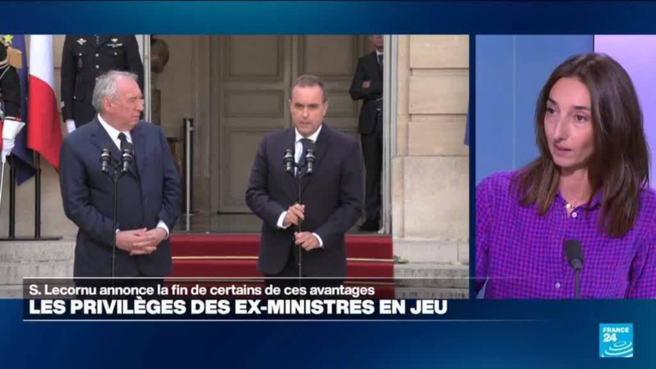 Sébastien Lecornu annonce la fin des "avantages à vie" des ex-membres du gouvernement