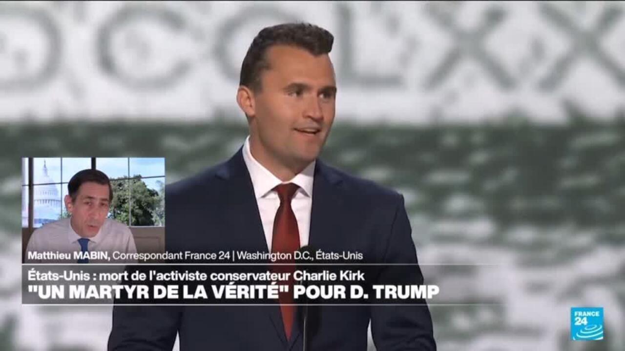 Meurtre de Charlie Kirk : "un martyr de la vérité" pour Donald Trump