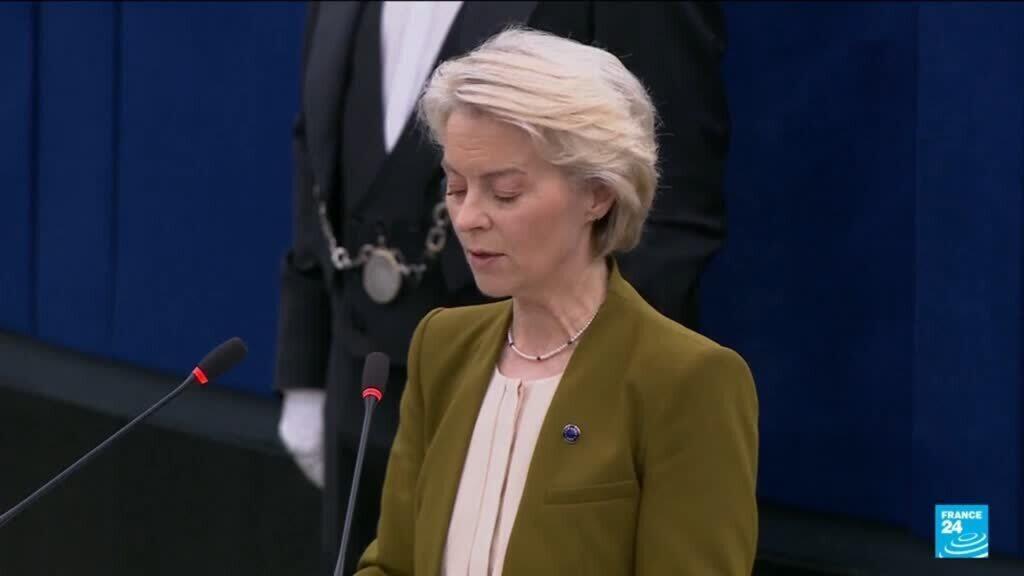 Von der Leyen urges EU to fight for place in 'hostile' world