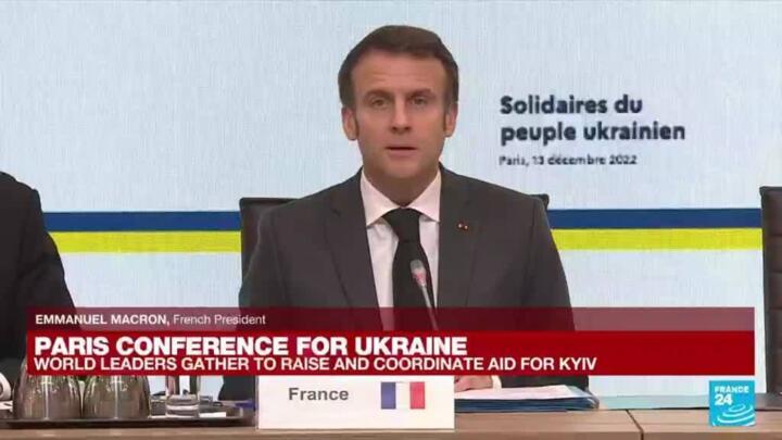 REPLAY: Macron says Paris conference to help Ukrainians 'get through winter'