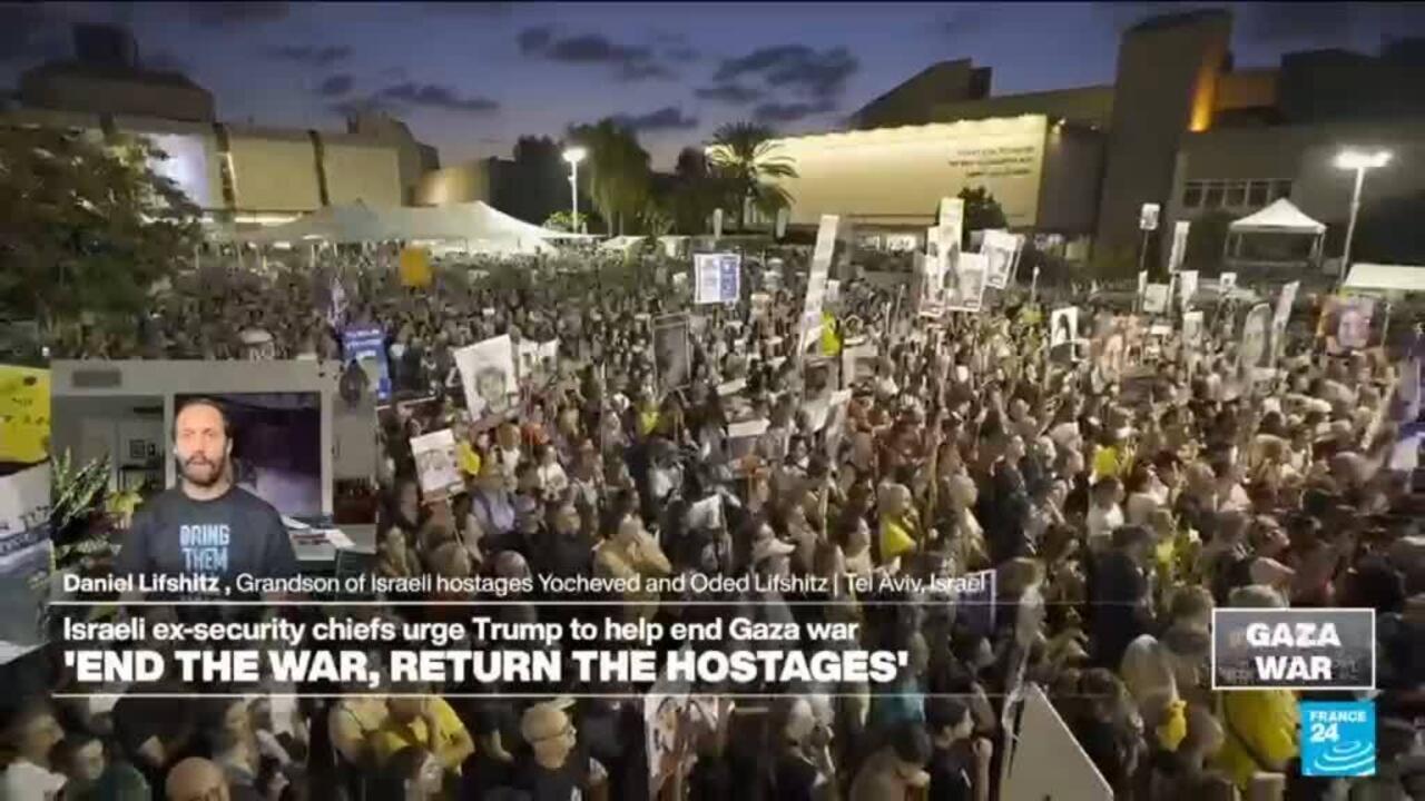  Grandson of Israeli hostages urges 'to work back towards path' to peace