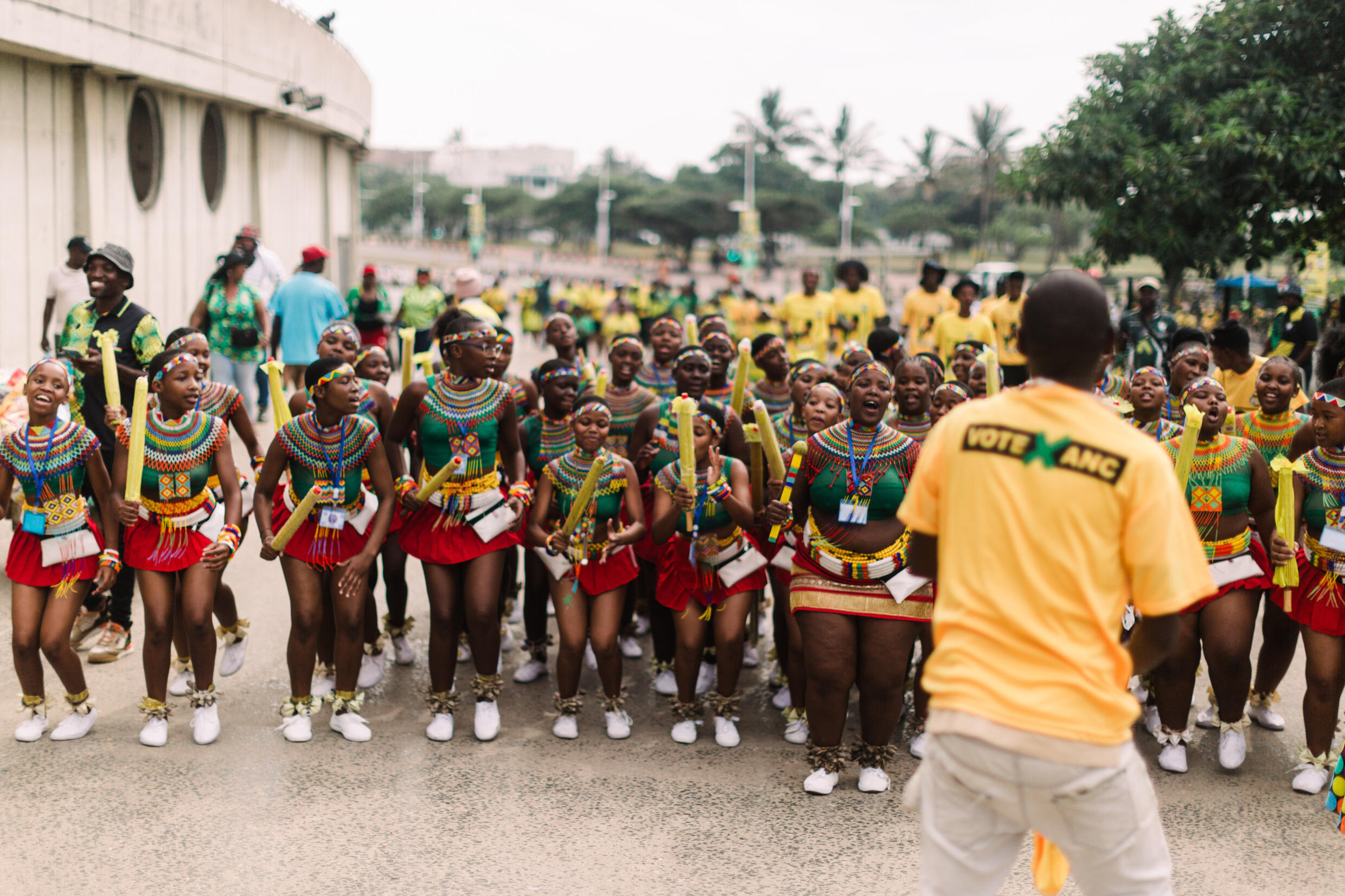 Meeting de l'ANC à Durban, en Afrique du Sud, le 24 février 2024